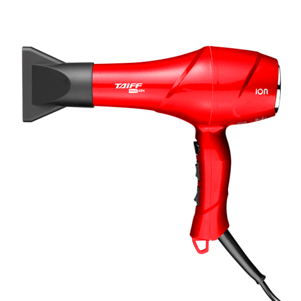 Secador de Cabelo Profissional Taiff Red Íon Vermelho 1.900W 127V