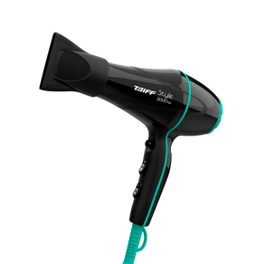 Secador de Cabelo Profissional Taiff Style 2000W Preto | 220V DF - 19869