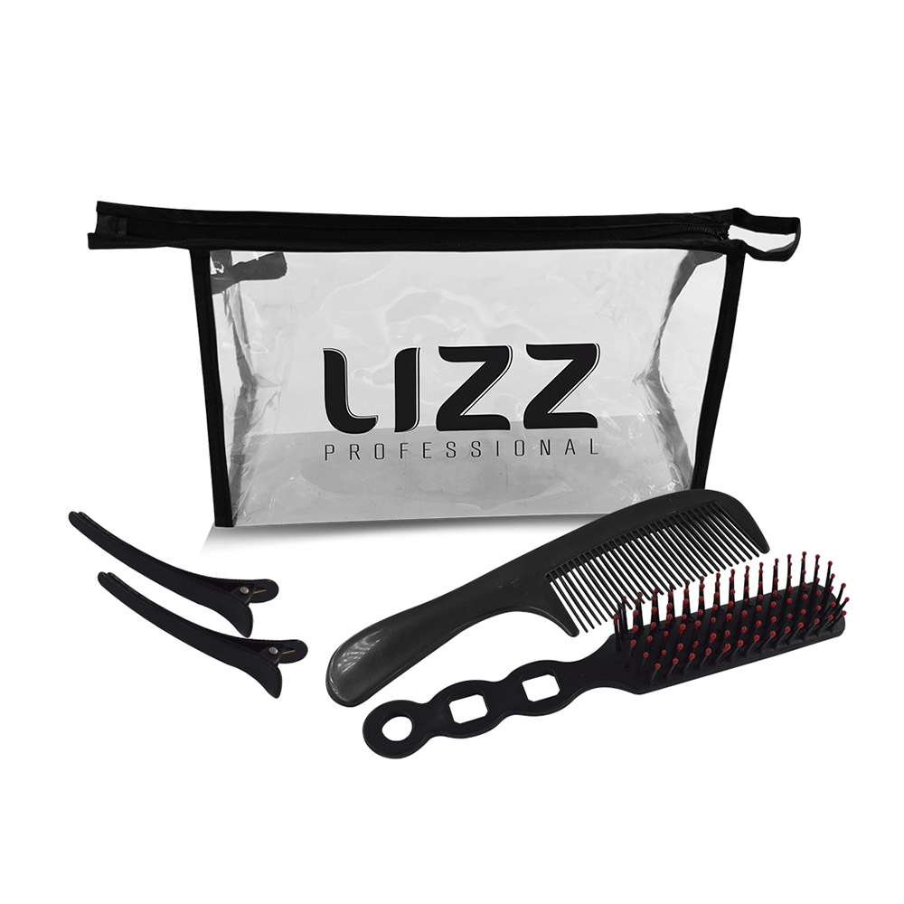 Secador Lizz Mini Dobrável Preto | Bivolt - Fujioka Distribuidor
