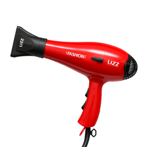 Secador de Cabelos Lizz Fashion, 2.200W, Vermelho | 220V DF - 691292 Secador de Cabelos Lizz Fashion, 2.200W, Vermelho | 220V DF - 691292