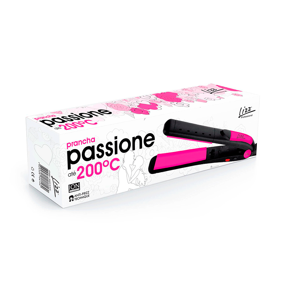 Prancha Lizz Passione Bivolt Rosa - Fujioka Distribuidor