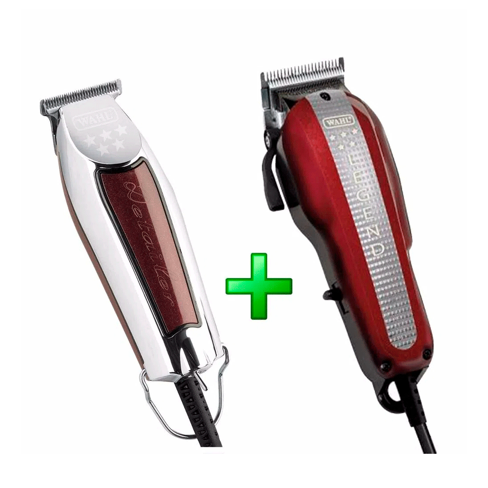 Kit Máquina de Corte Wahl Legend e Detailer 220V - Fujioka
