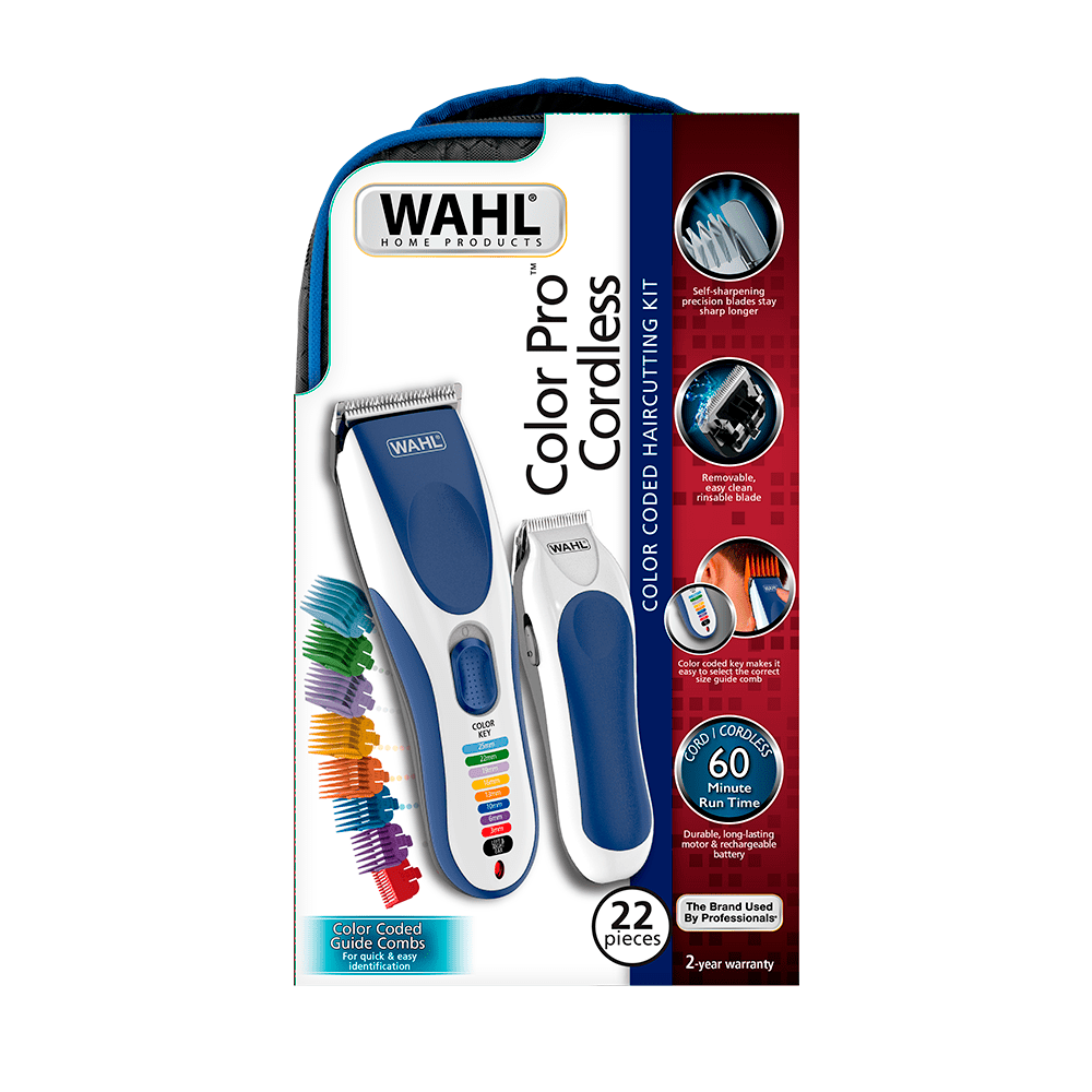 Combo Wahl Máquina de Corte e Aparador Color Pro Cordless | Bivolt