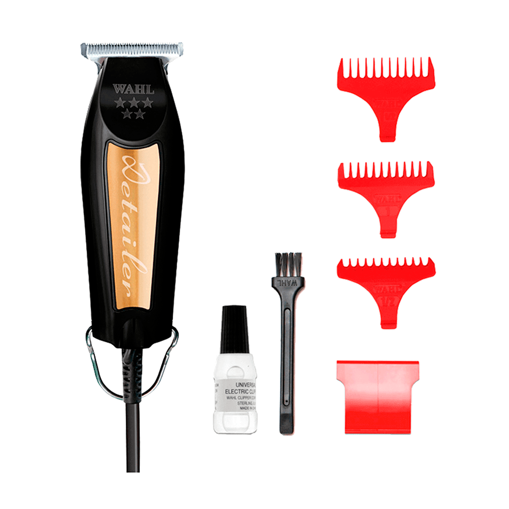 Máquina de Acabamento Wahl Detailer Preto / Dourado | Bivolt