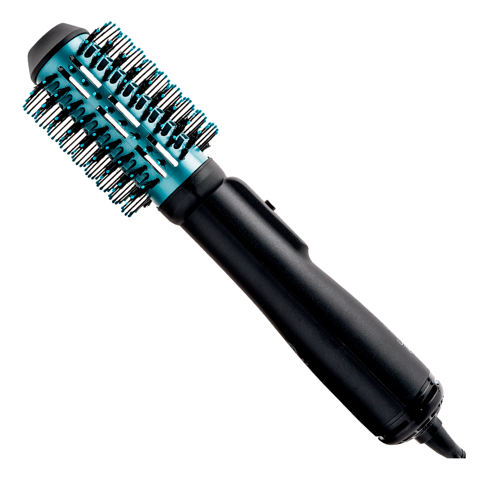 Escova Secadora Taiff Style Oval 1200W 127V Preto / Azul - Fujioka