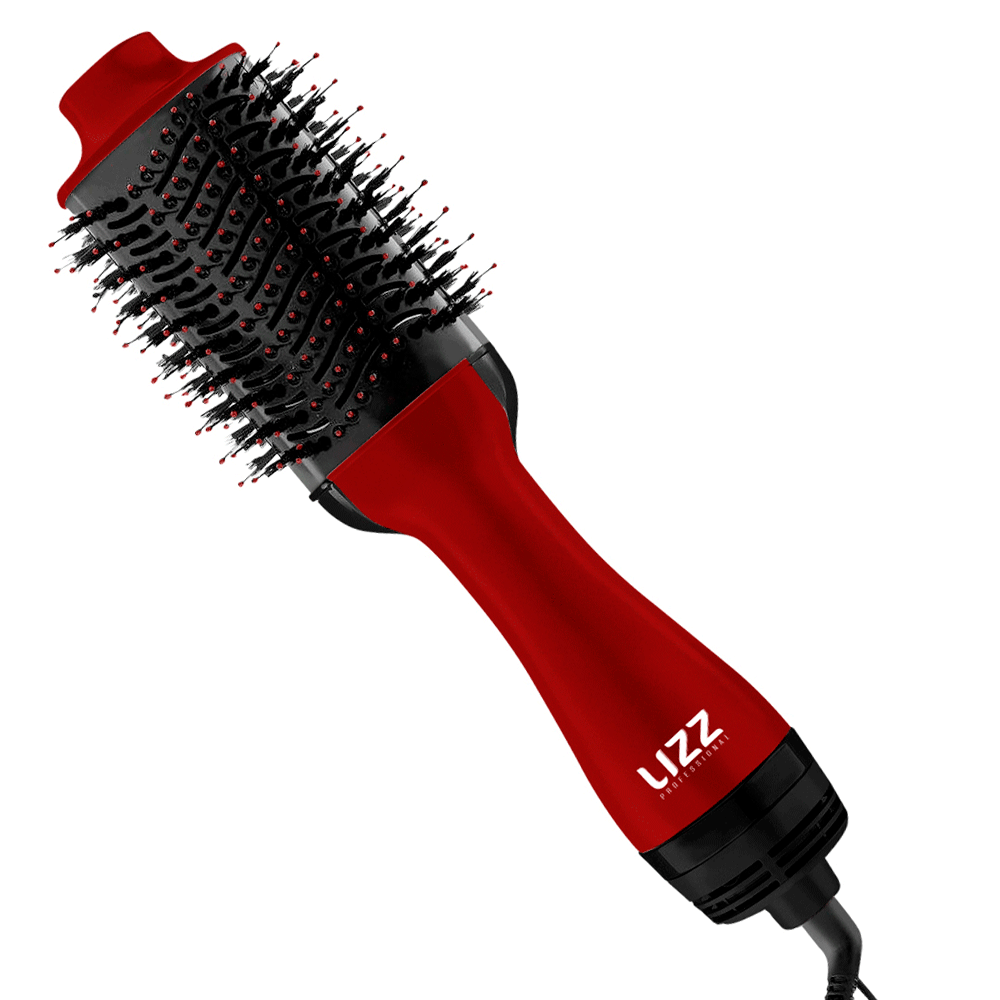 Escova Lizz Trend Ion 1000W 127V Vermelho - Fujioka Distribuidor