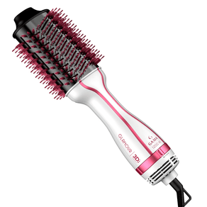 Escova Secadora Gama Glamour Pink Brush 3D 1.200W, Branco / Rosa / Preto | 220V DF - 691283