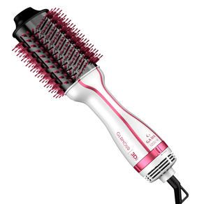 Escova Secadora Gama Glamour Pink Brush 3D 1.200W, Branco / Rosa / Preto | 220V GO - 691283