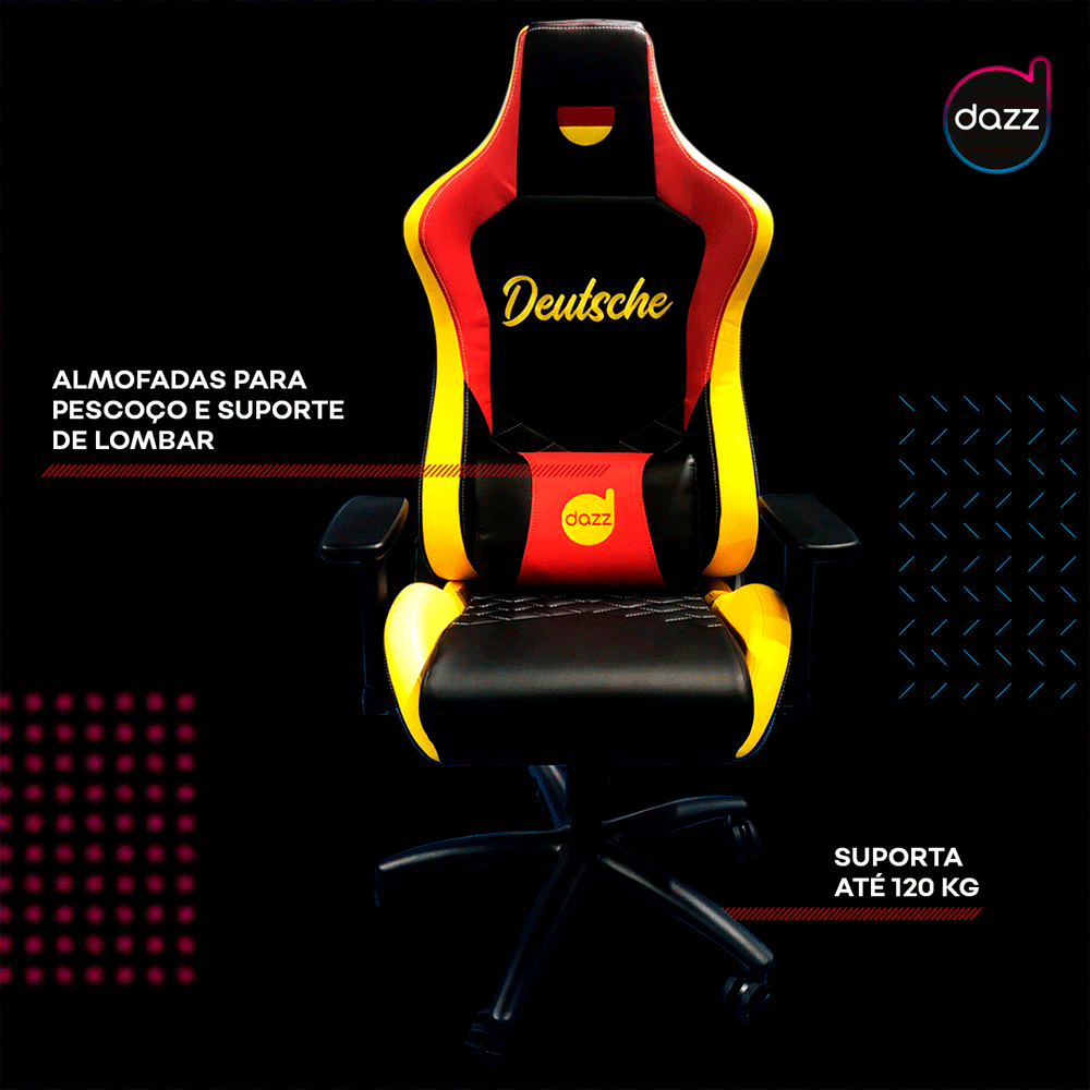 Cadeira Gamer Dazz Nations Series Alemanha - Fujioka Distribuidor