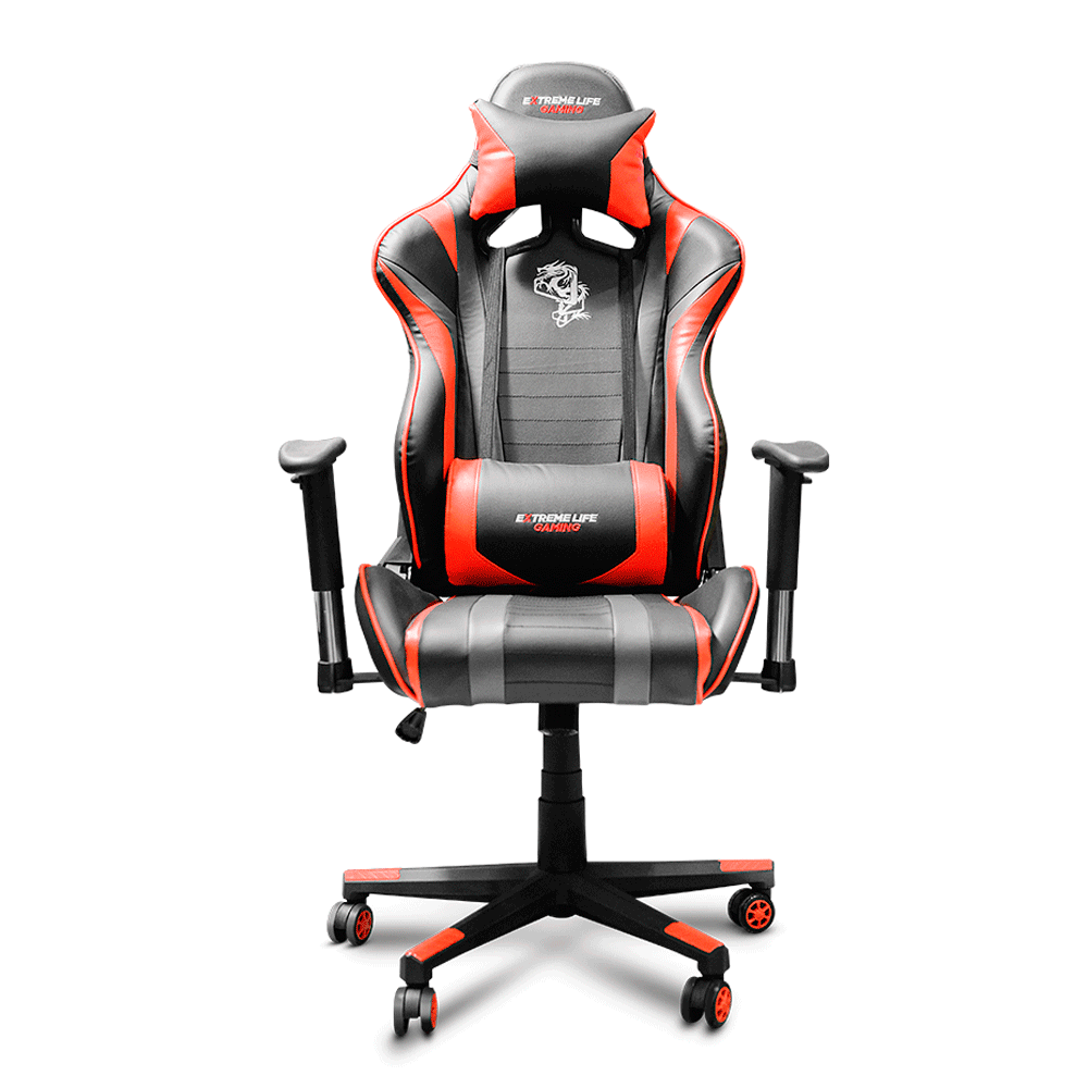 Cadeira Gamer ELG Black Hawk com Apoio Cervical, CH05BKRD