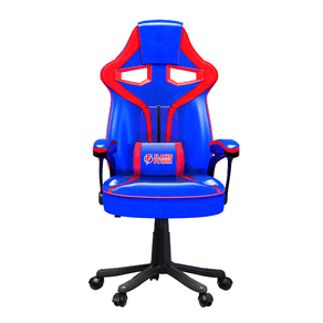 Cadeira Gamer ELG FLAKES POWER com Apoio Lombar - Descansa Braços - Ajuste de Altura - CH08FLK Azul / Vermelho DF - 581895