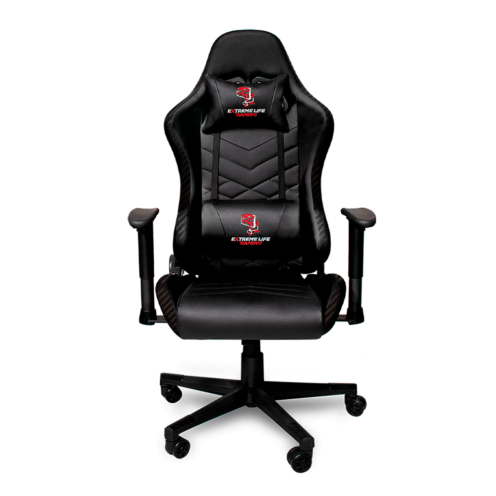 【極上響音】GLIGA Cristian gama1 4/4 きょうこ Cadeira Gamer ELG BLACK CARBON com Apoio Cervical CH09CA | Preto