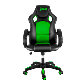 Cadeira Gamer Xzone CGR-02, Encosto Reclinável, Ajuste de altura e base Giratória | Verde DF - 581970