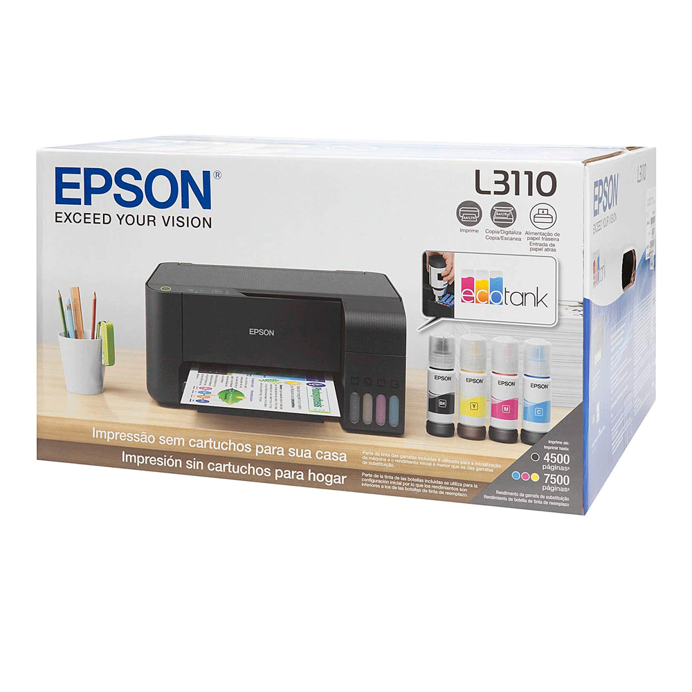 Impressora Multifuncional Epson EcoTank L3110 Artigo: 265009