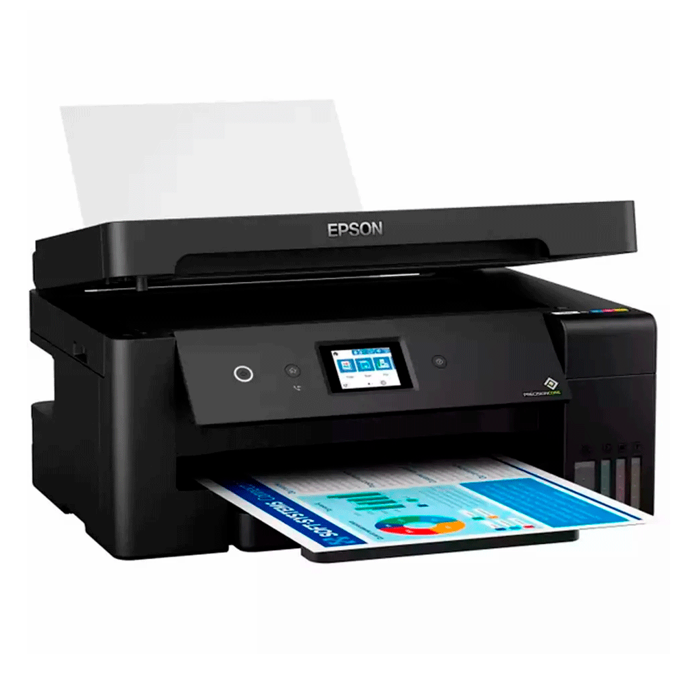Impressora Multifuncional Epson Ecotank L14150, Wi-Fi Bivolt Preto