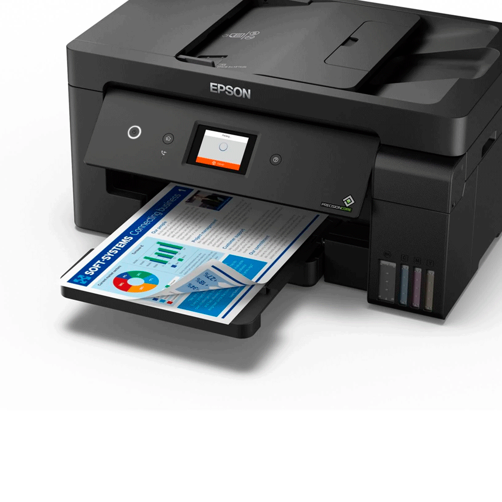 Impressora Multifuncional Epson Ecotank L14150, Wi-Fi Bivolt Preto
