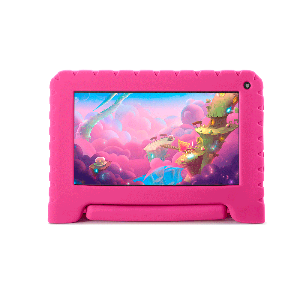 Combo Kids - Tablet Kid Pad 32GB + Tela 7 pol + Android 11 Quad Core e