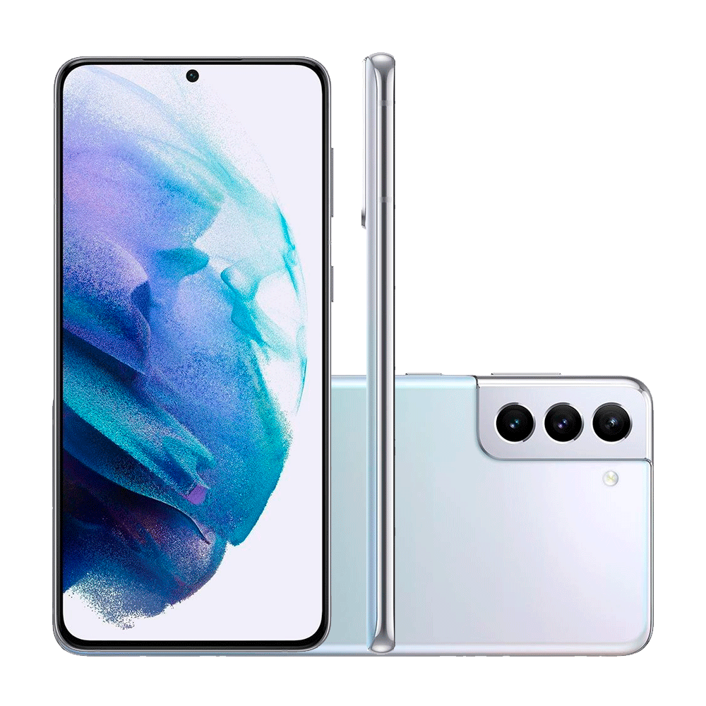 Smartphone Samsung S21+ G996, Android 11, 5G, Câmera traseira 64MP