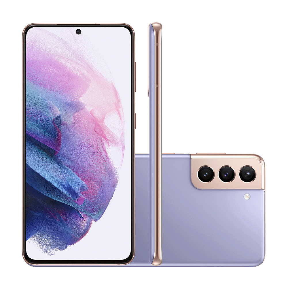 Smartphone Samsung S21 G991, Android 11, 5G, Câmera traseira 64MP+