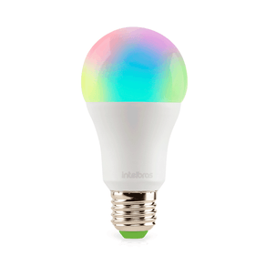 Lâmpada LED Wi-Fi Smart Intelbras EWS 410 RGB, Bivolt | Branco GO - 282115 Lâmpada LED Wi-Fi Smart Intelbras EWS 410 RGB, Bivolt | Branco GO - 282115