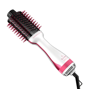 Escova Secadora Gama Glamour Pink Brush 1.300W, Branco / Rosa / Preto | 220V GO - 691317