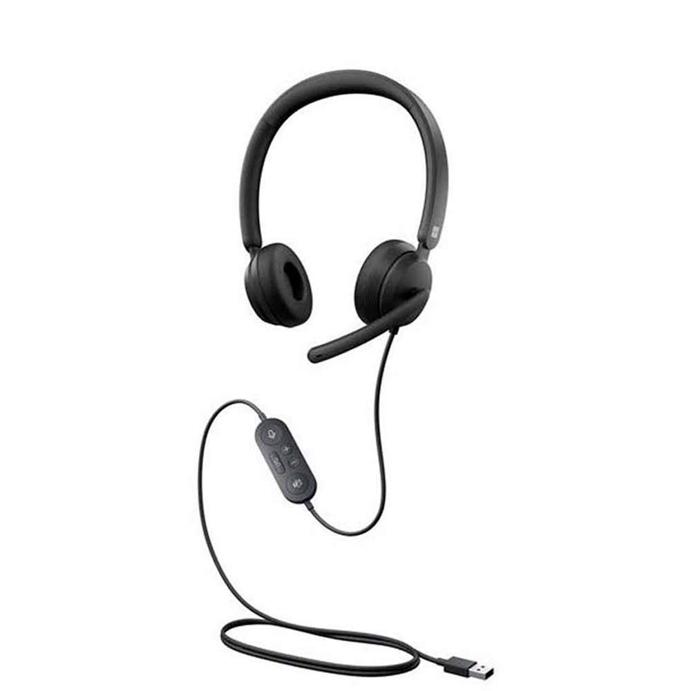 Headset Microsoft Modern USB Preto - Fujioka Distribuidor