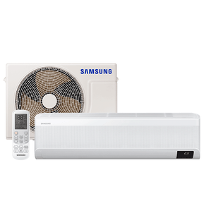 Ar Condicionado Samsung Split Inverter WindFree Plus 9.000 Btus, Quente e Frio, Sem Vento, Com Inteligência Artificial, AR09TSEABWKNAZ | 220V DF - 198878