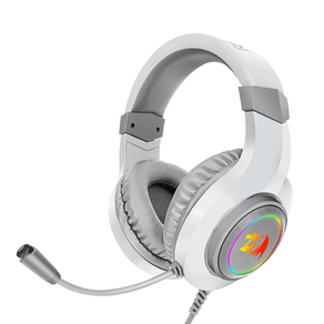 Headset Gamer Redragon Hylas H260 RGB Branco Lunar White DF - 582346