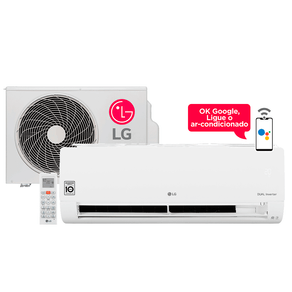 Ar Condicionado LG Split Dual Inverter 18.000 BTU's Quente/Frio, Gás Refrigerante R-410A, Modo Sleep até 7 Horas, Branco | 220V DF - 281023