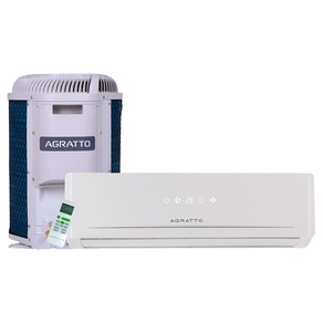 Ar Condicionado Agratto Split Hi Wall ECO, 18.000 BTUs, Frio, Serpentina em Cobre, Selo Procel A | 220V GO - 198530 Ar Condicionado Agratto Split Hi Wall ECO, 18.000 BTUs, Frio, Serpentina em Cobre, Selo Procel A | 220V GO - 198530