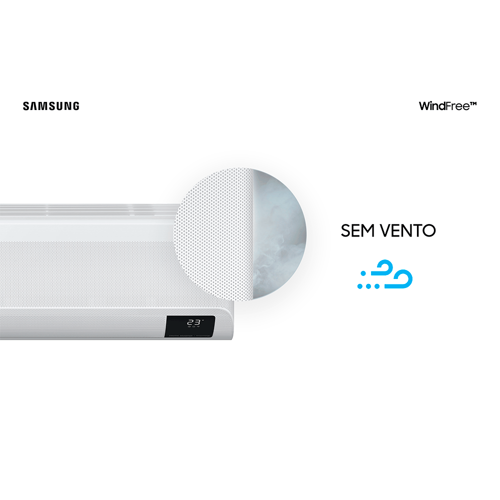 Ar-condicionado Split Inverter Samsung WindFree? Sem Vento Ar-condicionado Split Inverter Samsung WindFree? Sem Vento