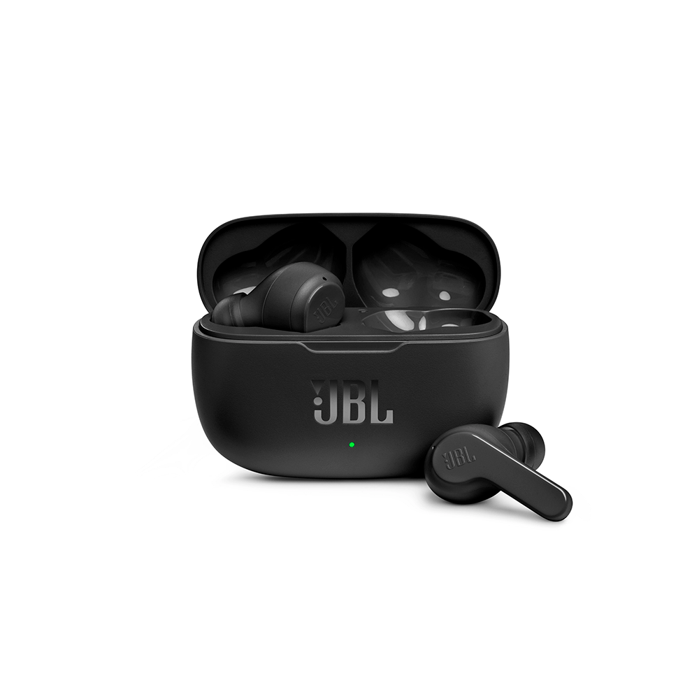Fones de Ouvido Bluetooth JBL Wave200 TWS Preto Artigo: 278851