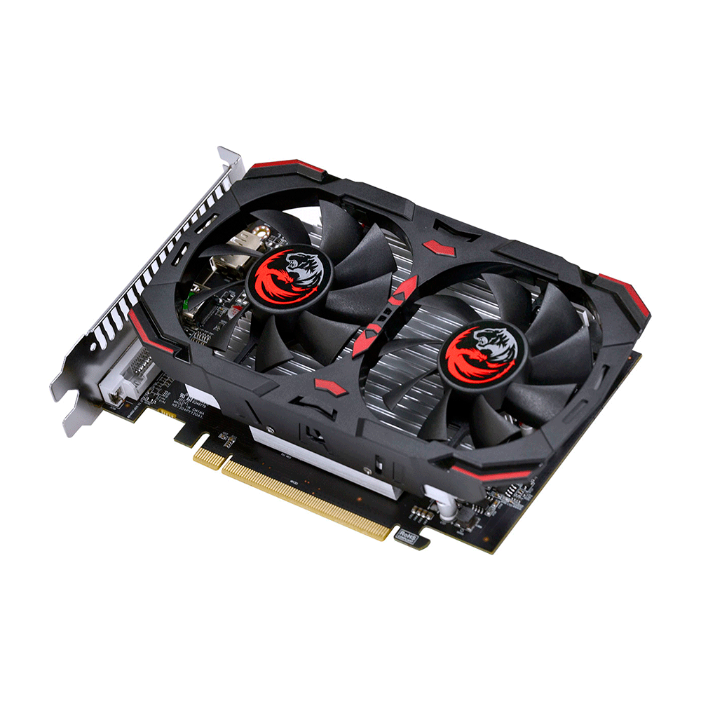 Placa de Vídeo PCYES, AMD Radeon RX 550, 4GB GDDR5, Dual Fan, 128