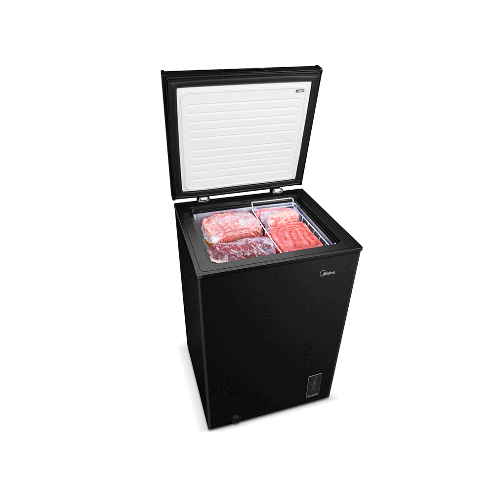 Freezer Midea Horizontal Digital Flexbeer 100 Litros CBA10P2 220V Preto