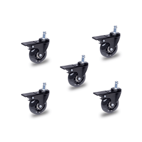 Kit Rodinhas Dazz Anti Risco Cadeira Gamer e Escritório, Preto | 5 Unidades DF - 15015 Kit Rodinhas Dazz Anti Risco Cadeira Gamer e Escritório, Preto | 5 Unidades DF - 15015