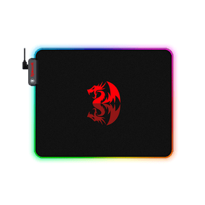 Mousepad Gamer Redragon Pluto, RGB, Speed 330x260mm - P026 | Preto DF - 582371 Mousepad Gamer Redragon Pluto, RGB, Speed 330x260mm - P026 | Preto DF - 582371