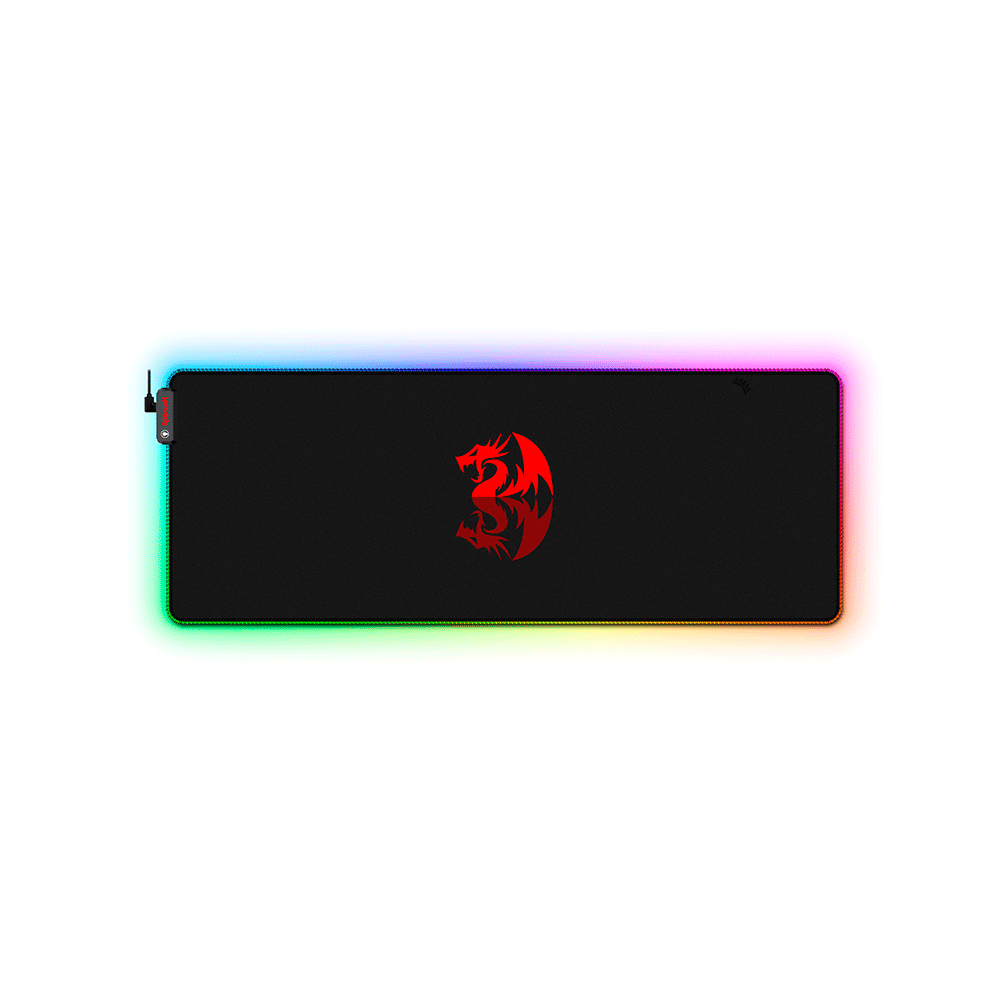 Mousepad Gamer Redragon Neptune 800x330x3mm RGB P027 Preto