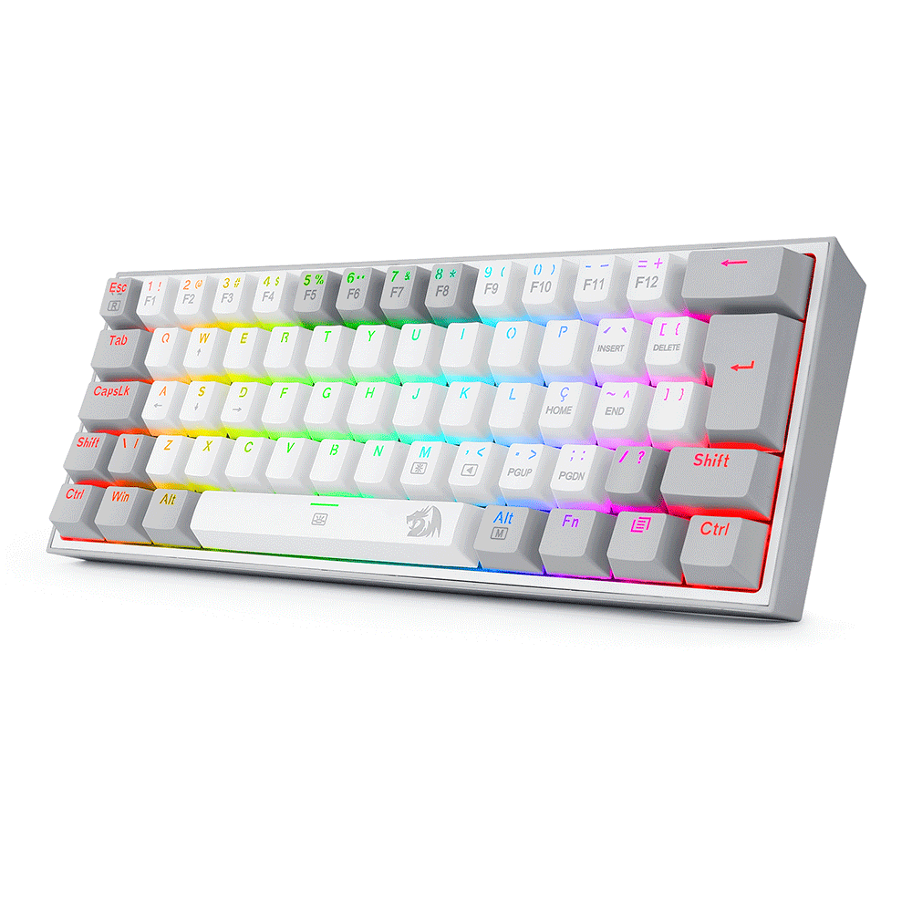 ciciglow Teclado mecânico para jogos com fio, 67 teclas RGB