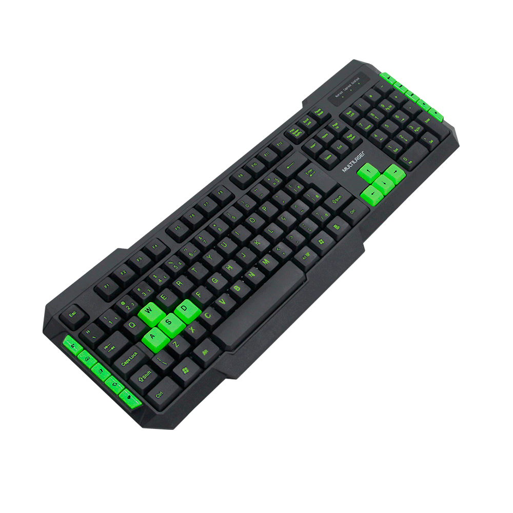 Teclado Gamer Multilaser com Conexão USB| Fujioka Distribuidor