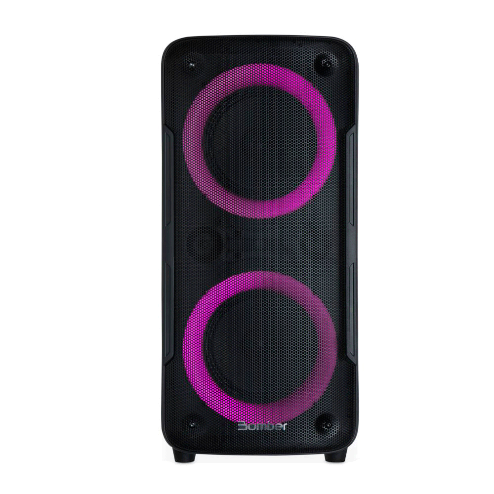 Caixa Amplificada Bomber Beatrox Bluetooth, P2, P10, USB e Micro