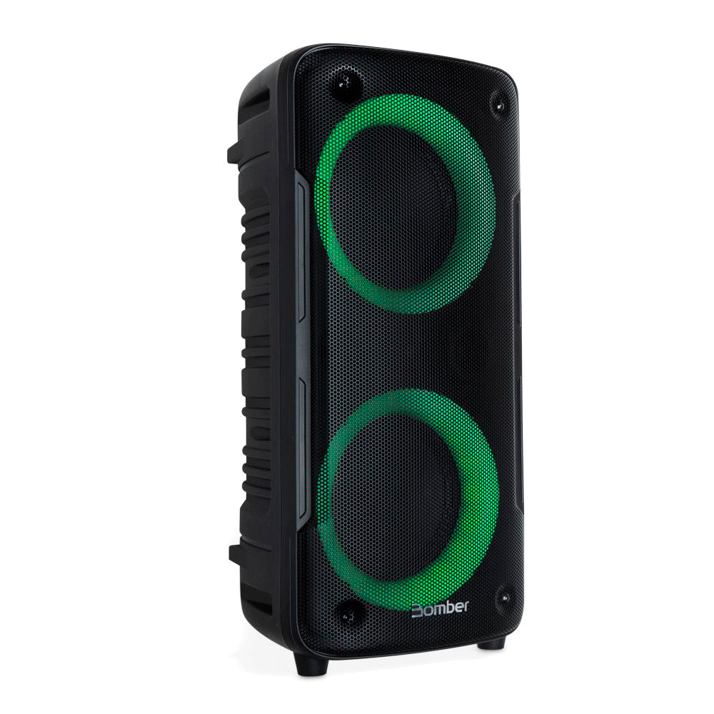 Caixa Amplificada Bomber Beatrox Bluetooth, P2, P10, USB e Micro