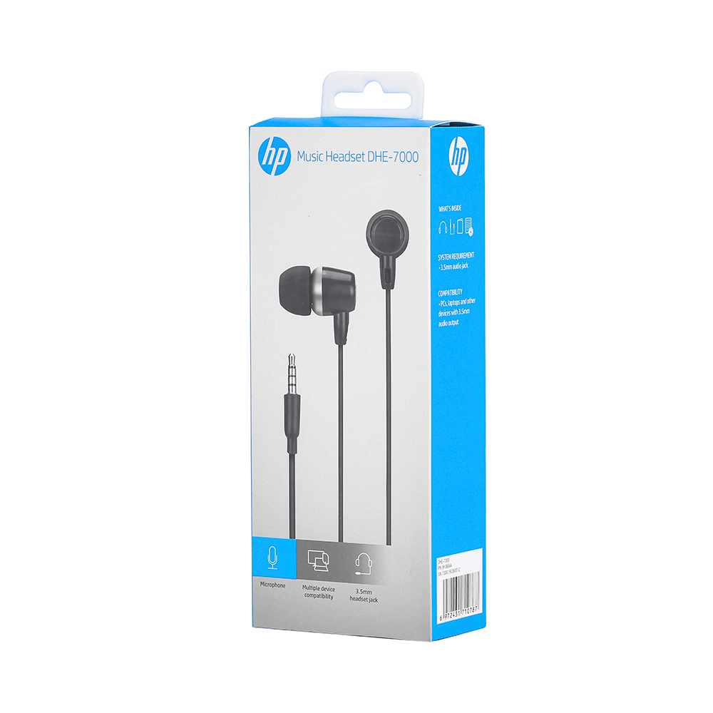 Fone De Ouvido HP P2 Intra Auricular - DHE-7000 Preto Artigo