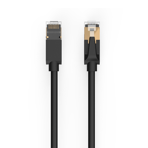 Cabo de Rede HP CAT8, 3 Metros, 40GBPS - DHC-CAT8-3M | Black DF - 582399 Cabo de Rede HP CAT8, 3 Metros, 40GBPS - DHC-CAT8-3M | Black DF - 582399