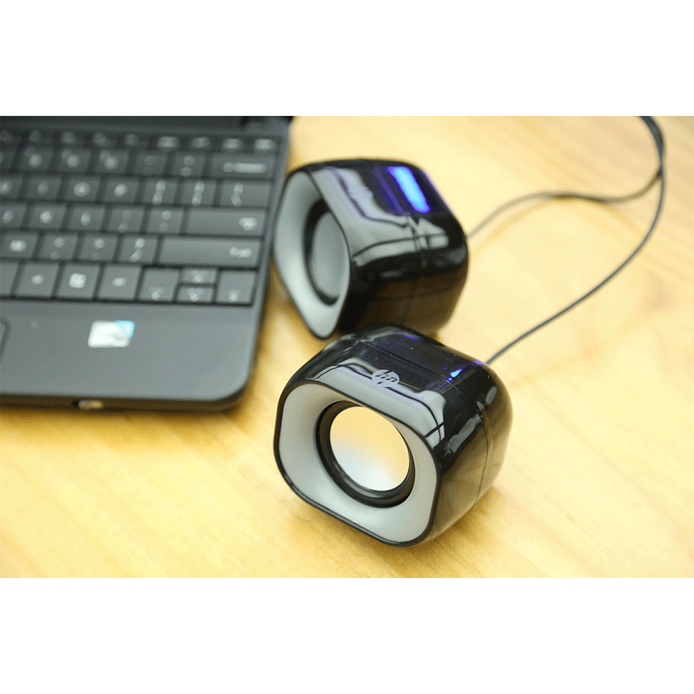 Caixa de Som para PC HP DHS-2111 Conexão USB, P2 Black Artigo
