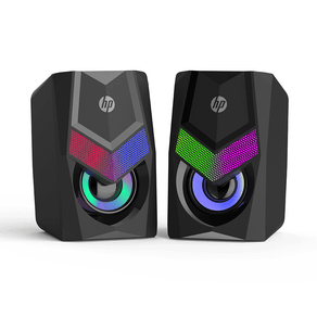Caixa de Som HP DHE-6000 RGB, Conexão USB, Alto-falante Estéreo | Black DF - 582378 Caixa de Som HP DHE-6000 RGB, Conexão USB, Alto-falante Estéreo | Black DF - 582378