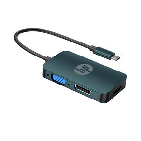 Adaptador HP DHC-TC200 USB-Tipo C para HDMI/DP/VGA | Azul DF - 278891