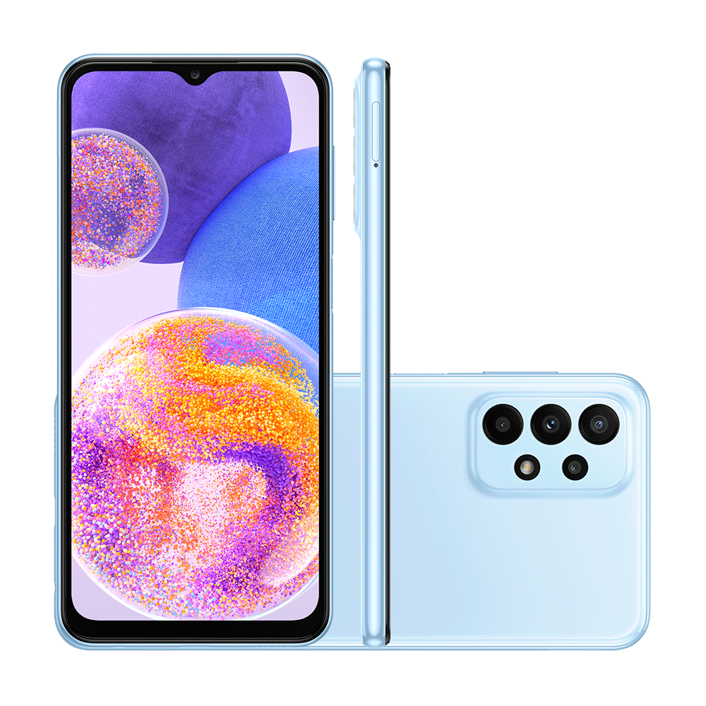 Smartphone Samsung Galaxy A23, Câmera Quádrupla Traseira de 50MP