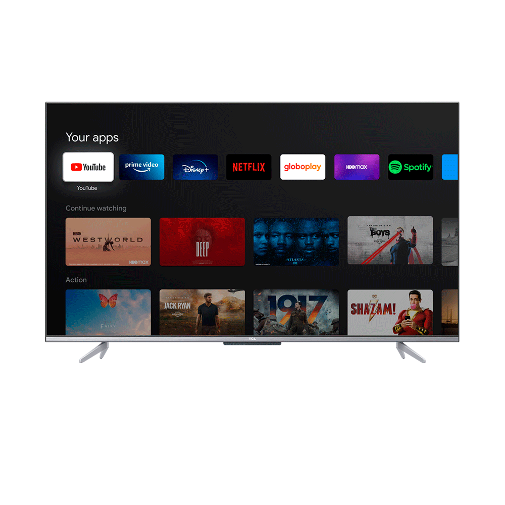 Smart TV LED 55 TCL P725 4K UHD HDR Dolby Vision-Atmos, HDR10