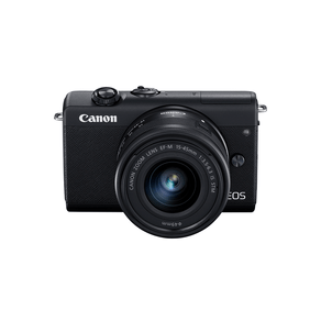 Câmera Canon EOS M200 com Lente EF-S 15-45mm F/3.5-6.3 IS STM | Preto DF - 227224
