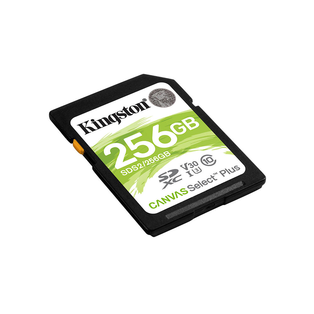 Cartão de Memória Kingston Canvas Select Plus Classe 10 256GB